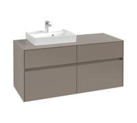Villeroy & Boch V&B Meuble sous lavabo Collaro 120x54,8x50 cm, WT l, LED 8,8 W, bleu Oa Quantité:1