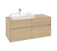 Villeroy & Boch V&B Meuble sous lavabo Collaro 120x54,8x50cm, LV gauche, chêne nordique Quantité:1