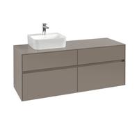 Villeroy & Boch V&B Meuble sous lavabo Collaro 140x54,8x50 cm, WT l, LED 10W, bleu Oa Quantité:1