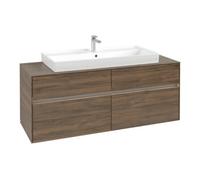 Villeroy & Boch V&B Meuble sous-lavabo Collaro 140x54,8x50 cm, WT mi, LED 10 W, Ariz. Oa Quantité:1