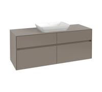 Villeroy & Boch V&B Meuble sous lavabo Collaro 140x54,8x50cm, f WT mi, LED 10W, vo bleu Quantité:1