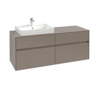 Villeroy & Boch V&B Meuble sous lavabo Collaro 140x54,8x50cm, LV gauche, vert doux Quantité:1