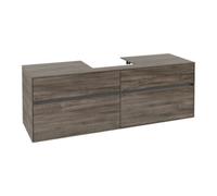 Villeroy & Boch V&B Meuble sous lavabo Collaro 160x54,8x50 cm, vasque centrale, chêne pierre Quantité:1