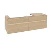 Villeroy & Boch V&B Meuble sous lavabo Collaro 160x54,8x50 cm, WT l, m LED, Nord Oa Quantité:1