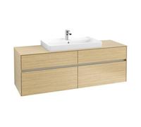 Villeroy & Boch V&B Meuble sous lavabo Collaro 160x54,8x50 cm, WT mi, LED 12W, Nord Oa Quantité:1