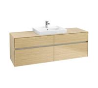 Villeroy & Boch V&B Meuble sous lavabo Collaro 160x54,8x50 cm, WT mi, LED 12W, Nord Oa Quantité:1