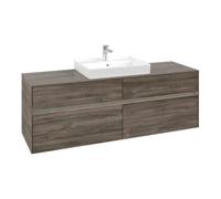 Villeroy & Boch V&B Meuble sous lavabo Collaro 160x54,8x50 cm, WT mi, LED 12W, st. Oa Quantité:1