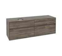 Villeroy & Boch V&B Meuble sous lavabo Collaro 160x54,8x50cm, LV gauche, chêne pierre Quantité:1