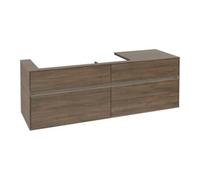 Villeroy & Boch V&B Meuble sous-lavabo Collaro 160x54,8x50cm, WT l, m LED, Ariz. Oa Quantité:1