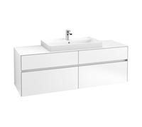 Villeroy & Boch V&B Meuble sous-lavabo Collaro 160x54,8x50cm, WT mi, LED 12W, blanc mat Quantité:1
