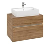 Villeroy & Boch V&B Meuble sous lavabo Collaro 80x54,8x50 cm, WT mi, LED 5,7 W, Kan Oa Quantité:1