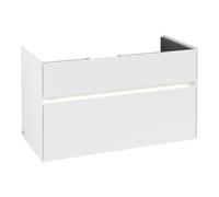 Villeroy & Boch V&B Meuble sous lavabo Collaro 95,4x54,6x44,4 cm, WT mi, LED 7W, blanc mat Quantité:1
