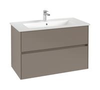 Villeroy & Boch V&B Meuble sous lavabo Collaro 96,1x61x48 cm, WT mi, LED 7W, bleu volcan Quantité:1