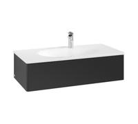 Villeroy & Boch V&B Meuble sous-lavabo Éclairage tiroir Antao 98,8x25,6x49,3cm, sans façade, bleu m Lac Quantité:1