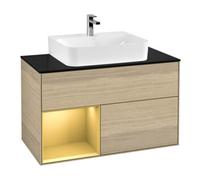 Villeroy & Boch V&B Meuble sous-lavabo Finion 100, blanc mat, tiroir gauche, poignée venilia Quantité:1