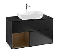 Villeroy & Boch V&B Meuble sous lavabo Finion 100, Pl bleu m, Reg wal ven, bleu m Lac Quantité:1