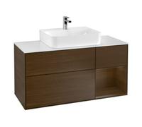 Villeroy & Boch V&B Meuble sous-lavabo Finion 120 cm, pl blanc mat, tiroir droit wal ven Quantité:1
