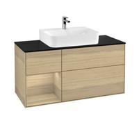 Villeroy & Boch V&B Meuble sous lavabo Finion 120 cm, Pl bleu m, Étagère g Oa ven, Oa ven Quantité:1