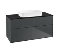 Villeroy & Boch V&B Meuble sous lavabo Finion 120x60,3x50,1 cm, bleu brillant m, bleu mat m Lac Quantité:1