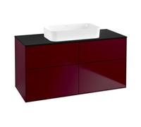 Villeroy & Boch V&B Meuble sous-lavabo Finion 120x60,3x50,1 cm, bleu glacé, Peony mat Quantité:1