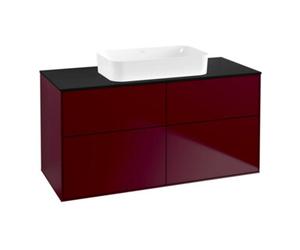 Villeroy & Boch V&B Meuble sous-lavabo Finion 120x60,3x50,1 cm, bleu glacé, Peony mat Quantité:1