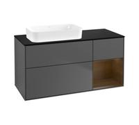 Villeroy & Boch V&B Meuble sous lavabo Finion 120x60 cm, placard droit, anthracite mat Quantité:1