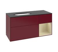 Villeroy & Boch V&B Meuble sous lavabo Finion 120x60 cm, Reg droite gauche, Lacquer, Peo mat Quantité:1