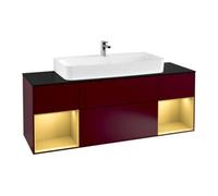 Villeroy & Boch V&B Meuble sous lavabo Finion 160 cm, Pl bleu m, Étagère or m Lac, Peo m Quantité:1