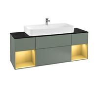 Villeroy & Boch V&B Meuble sous-lavabo Finion 160 cm, Reg gol m Laque Olive mat Quantité:1
