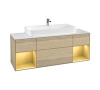 Villeroy & Boch V&B Meuble sous lavabo Finion 160x60,3x50,1 cm, laqué or, Oa ven Quantité:1
