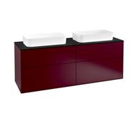 Villeroy & Boch V&B Meuble sous lavabo Finion 160x60,3x50,1cm, bleu glacé, Peony mat Quantité:1