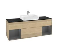 Villeroy & Boch V&B Meuble sous lavabo Finion 160x60, Pl blanc mat, Rg A mat laqué, Oa ven Quantité:1