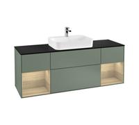 Villeroy & Boch V&B Meuble sous lavabo Finion 160x60, Pl bleu mat, Rég Oa ven, Oli. mat Lac Quantité:1