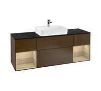 Villeroy & Boch V&B Meuble sous lavabo Finion 160x60, Pl bleu mat, Rég Oa ven, wal ven Quantité:1