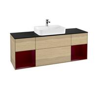 Villeroy & Boch V&B Meuble sous lavabo Finion 160x60, Pl bleu mat, Reg Peo mat laqué, Oa ven Quantité:1