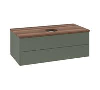 Villeroy & Boch V&B Meuble sous lavabo sans structure de façade Antao 100x36x50cm, WBP blanc wal, lea gre. m Lac Quantité:1