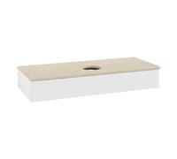 Villeroy & Boch V&B Meuble sous lavabo sans structure de façade Antao 120x19x50 cm, couleur WBP botti, blanc mat Lac Quantité:1