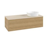 Villeroy & Boch V&B Meuble sous lavabo sans structure de façade Antao 120x36x50cm, couleur WBP botti., chêne miel Quantité:1