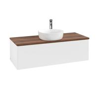 Villeroy & Boch V&B Meuble sous lavabo sans structure de façade Antao 120x36x50cm, HL, WBP chêne sauvage, blanc m Lac Quantité:1