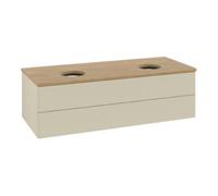 Villeroy & Boch V&B Meuble sous-lavabo sans structure de façade Antao 120x36x50cm, WBP hon. Oa, si Gr m Lac Quantité:1