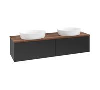 Villeroy & Boch V&B Meuble sous lavabo sans structure de façade Antao 160x36x50cm, couleur WBP blanc, bleu m Lac Quantité:1