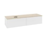 Villeroy & Boch V&B Meuble sous lavabo sans structure de façade Antao 160x50 cm, HL, WBP botti., blanc m Lac Quantité:1