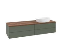 Villeroy & Boch V&B Meuble sous-lavabo sans structure de façade Antao 160x50 cm, WBP blanc wal, lea gre. m Lac Quantité:1