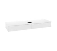 Villeroy & Boch V&B Meuble sous-lavabo sans structure de façade Antao 160x50cm, couleur WBP Lac, blanc laqué Quantité:1