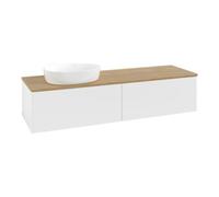 Villeroy & Boch V&B Meuble sous lavabo sans structure de façade Antao 160x50cm, couleur WBP miel Oa, blanc mat Lac Quantité:1