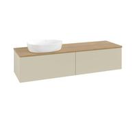 Villeroy & Boch V&B Meuble sous lavabo sans structure de façade Antao 160x50cm, couleur WBP miel Oa, si Gr m Lac Quantité:1