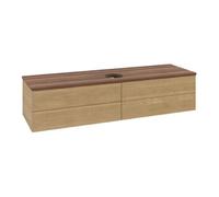Villeroy & Boch V&B Meuble sous lavabo sans structure de façade Antao 160x50cm, couleur WBP noyer, chêne miel Quantité:1