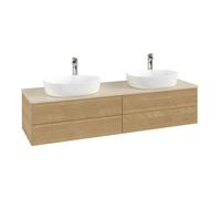 Villeroy & Boch V&B Meuble sous lavabo sans structure de façade Antao 160x50cm, HI, couleur WBP botti., chêne miel Quantité:1