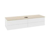 Villeroy & Boch V&B Meuble sous lavabo sans structure de façade Antao 160x50cm, HL, WBP botti., blanc m Lac Quantité:1