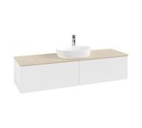Villeroy & Boch V&B Meuble sous-lavabo sans structure de façade Antao 160x50cm, HL, WBP botti., blanc m Lac Quantité:1